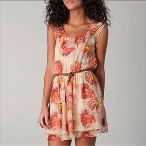 Madison Marcus silk floral dress